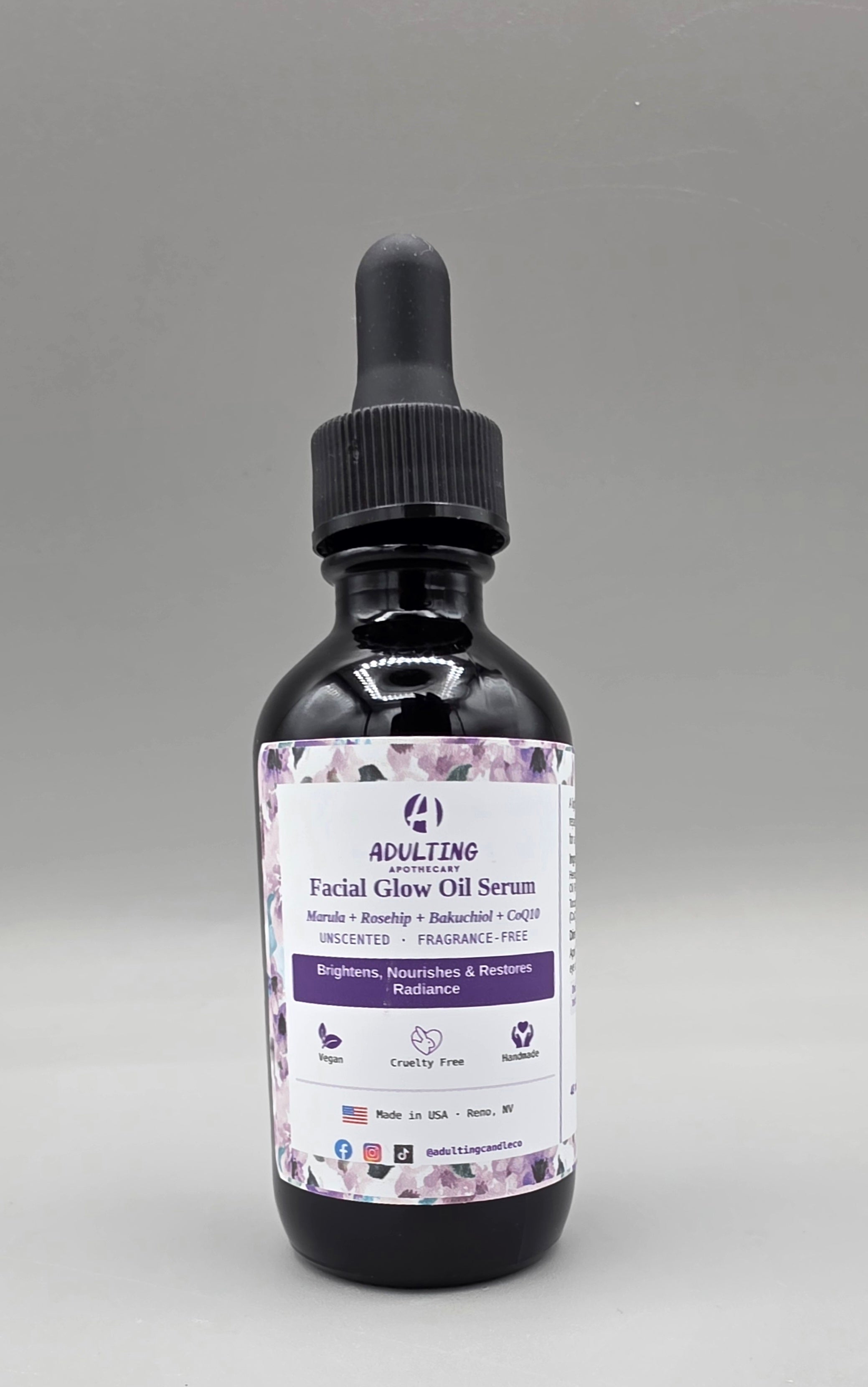 Facial Glow Oil Serum by Adulting Apothecary