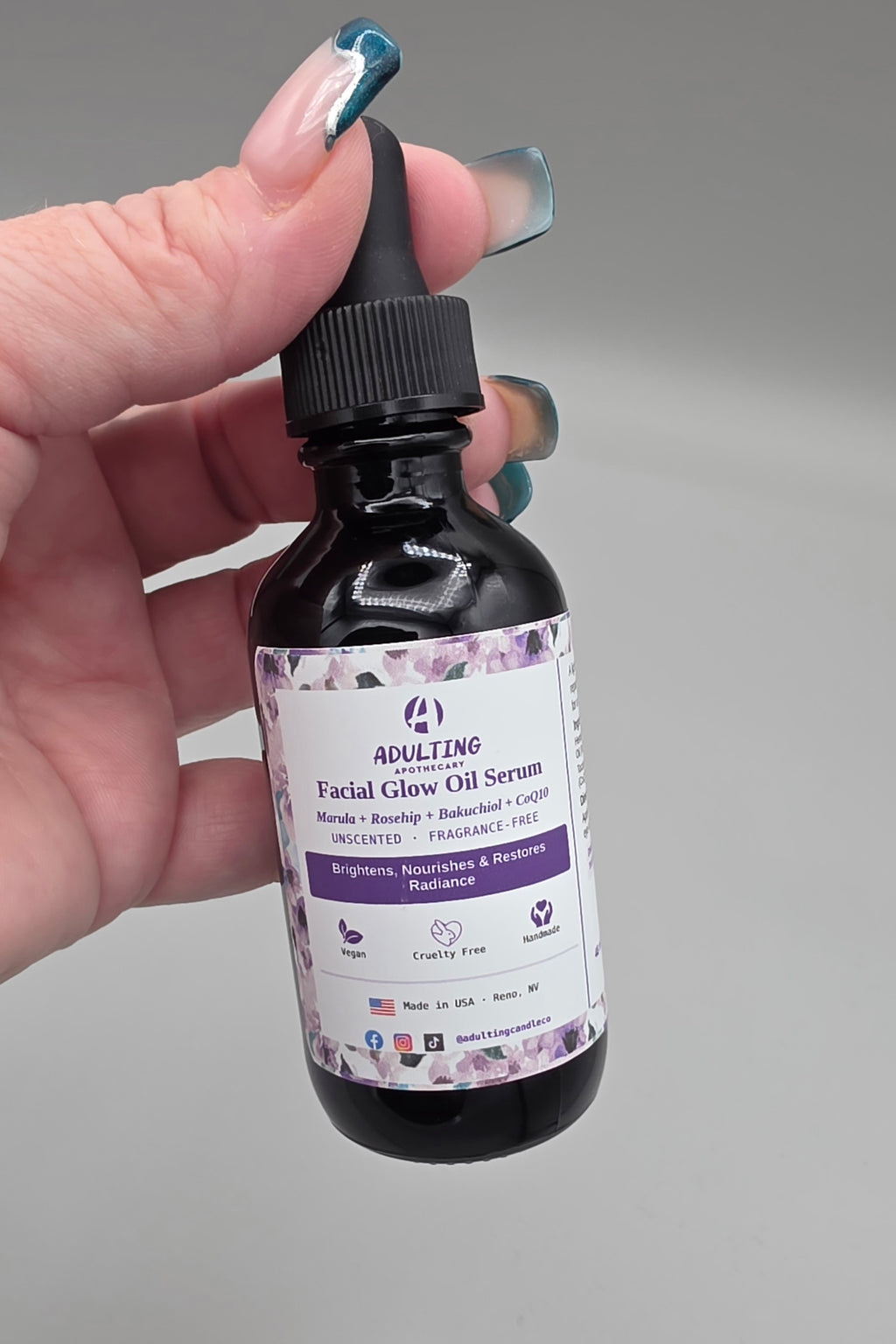 Facial Glow Oil Serum by Adulting Apothecary