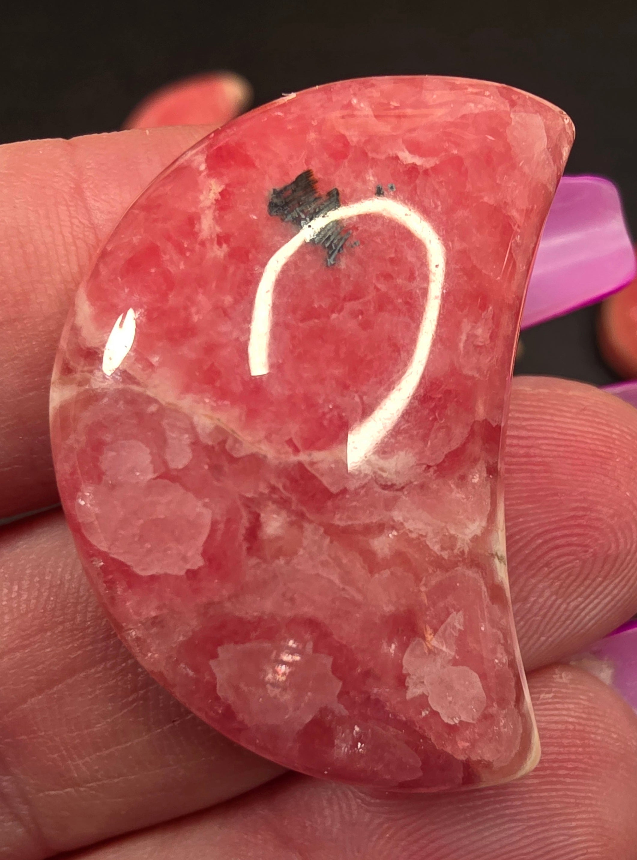 Genuine Rhodochrosite Cabochons — Argentine, Hand-Selected