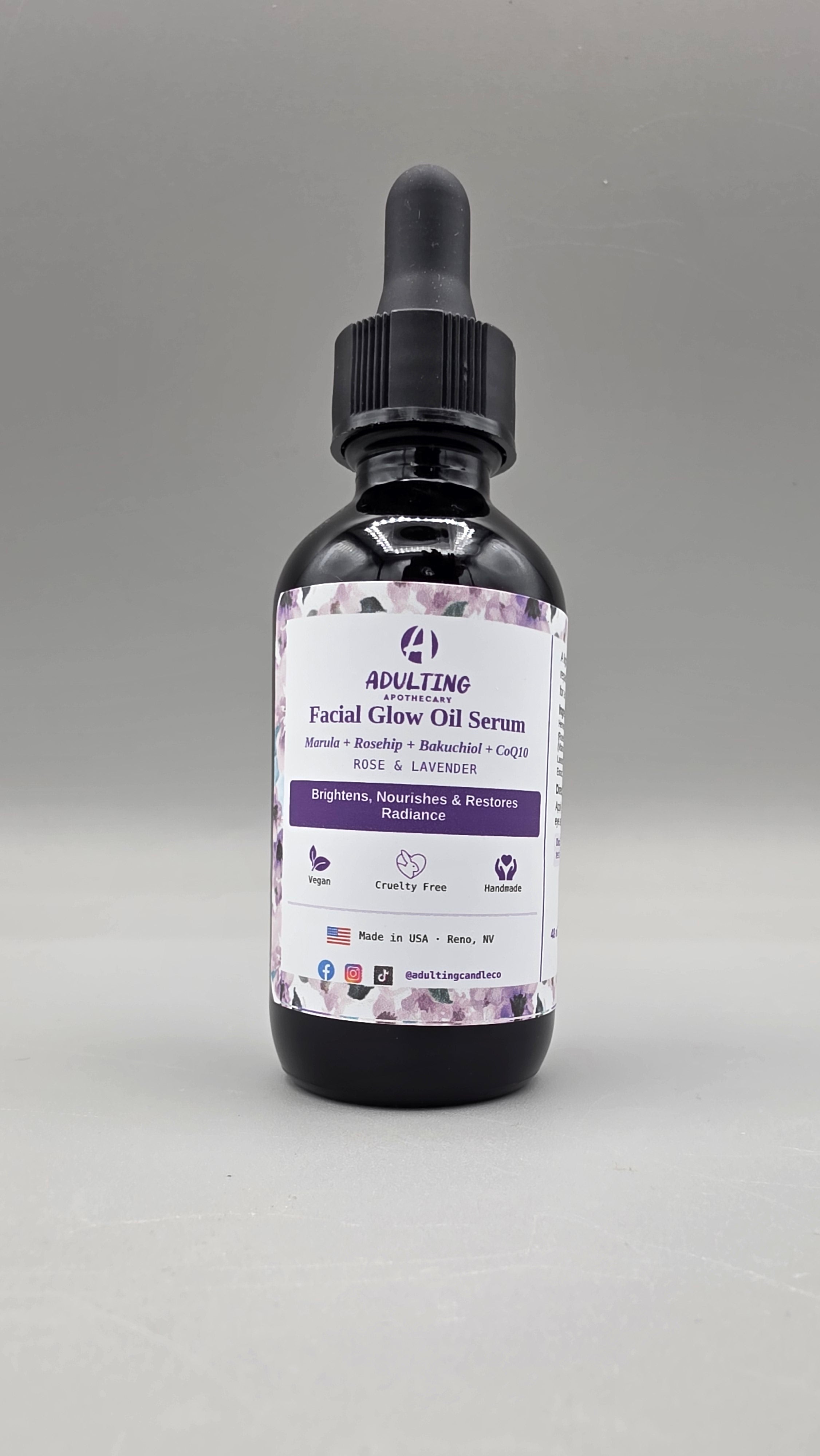 Facial Glow Oil Serum by Adulting Apothecary