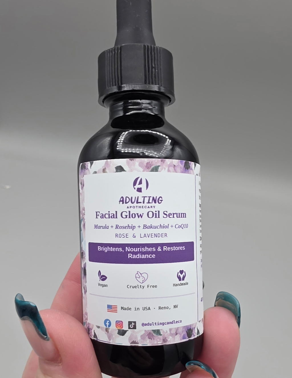 Facial Glow Oil Serum by Adulting Apothecary